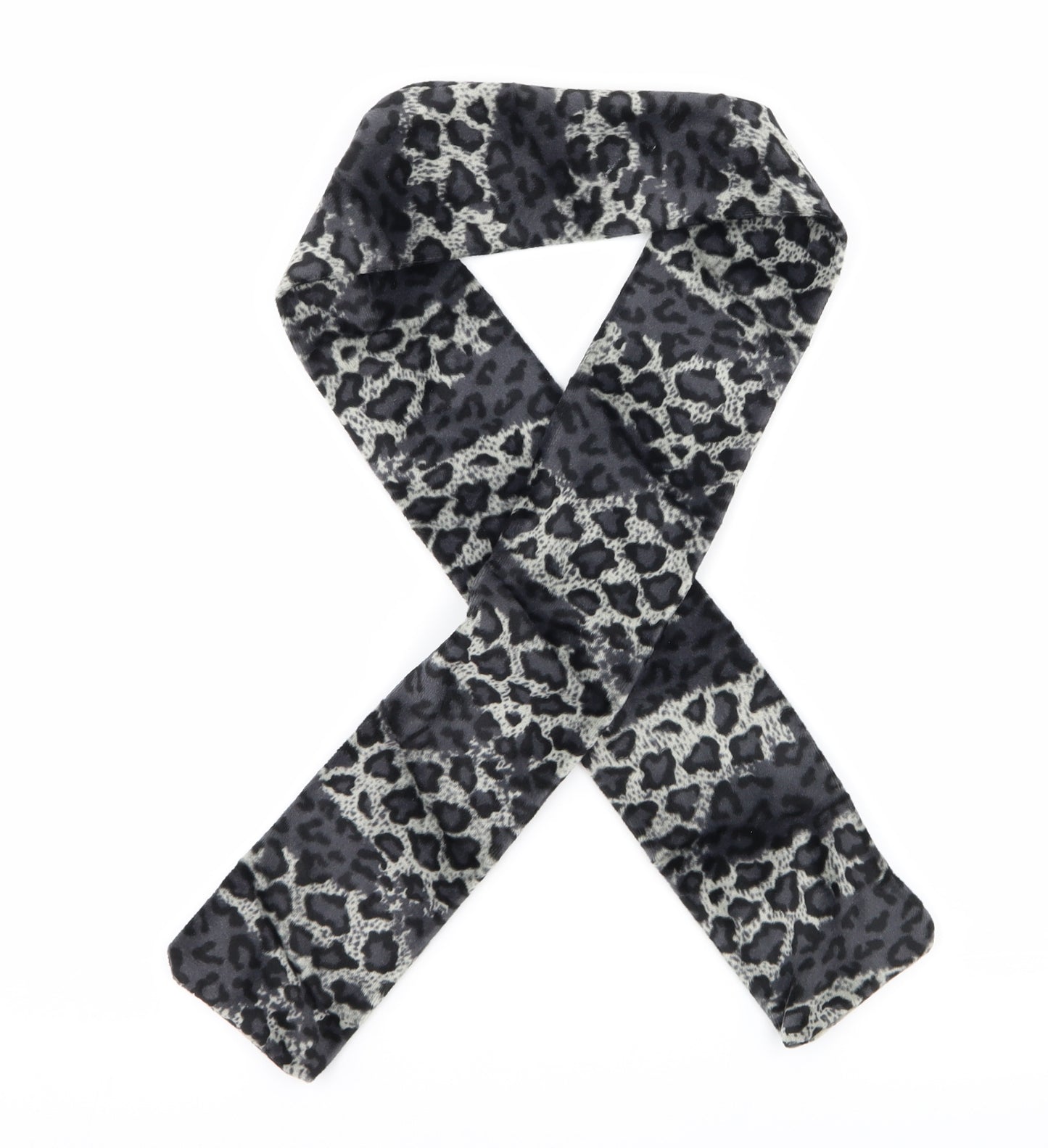 Preworn Womens Grey Animal Print   Scarf