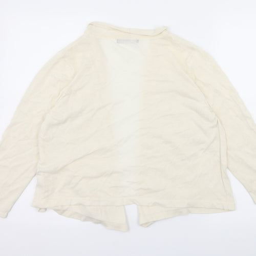 Marks and Spencer Womens Ivory   Cardigan Jumper Size 16