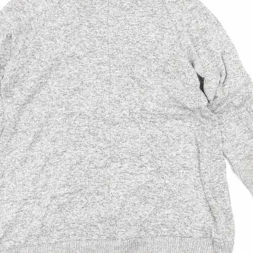 Oliva Rae Womens Grey  Knit Cardigan Jumper Size M