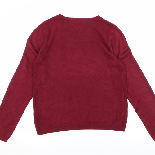 Marks and Spencer Womens Purple  Knit Pullover Jumper Size 12