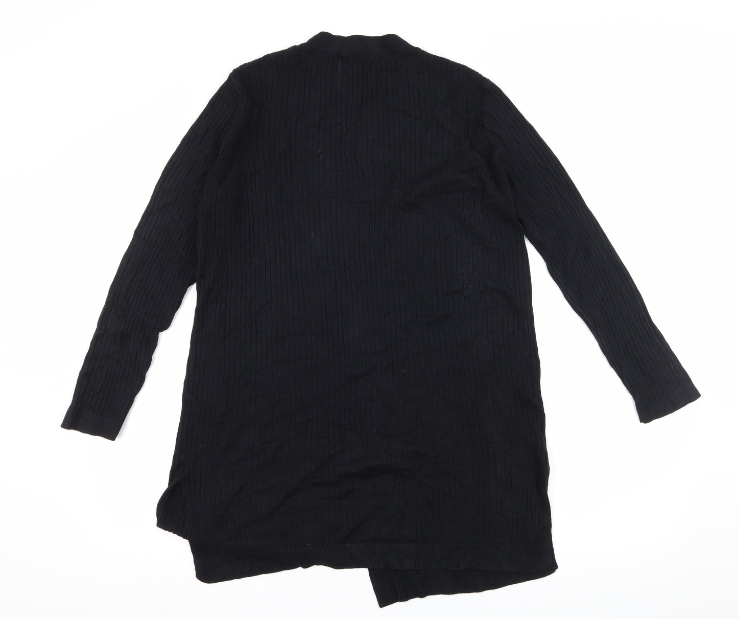 TU Womens Black  Knit Cardigan Jumper Size 12