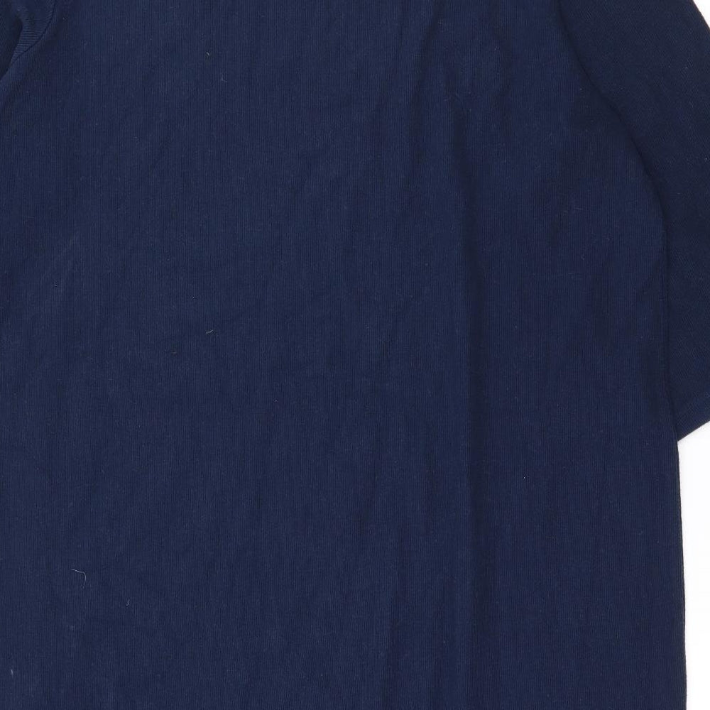 Marks and Spencer Womens Blue  Jersey T-Shirt Dress  Size 18