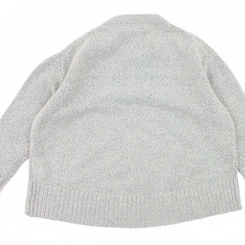 Zara Womens Grey  Knit Pullover Jumper Size M