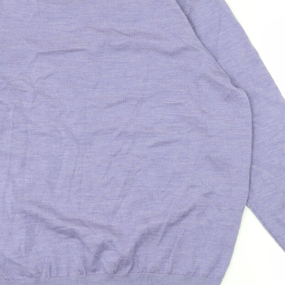 Marks and Spencer Womens Purple  Knit Pullover Jumper Size M