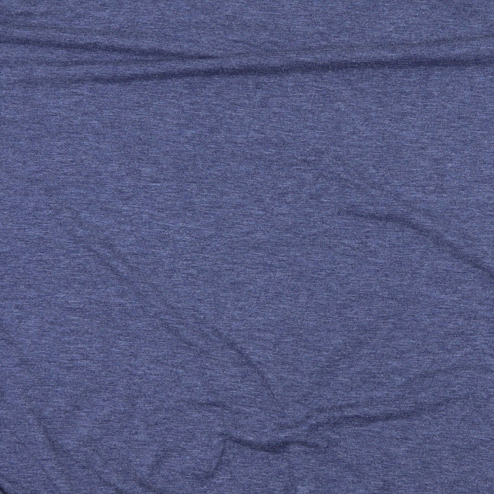 Zanzea Womens Blue  Jersey Basic T-Shirt Size 2XL