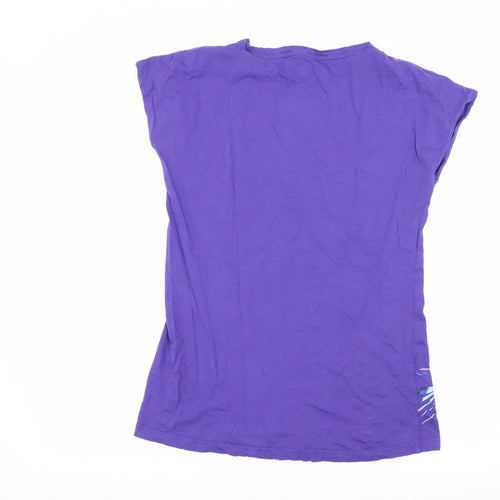 Hot Tuna Womens Purple  Jersey Basic T-Shirt Size 10  - Fish