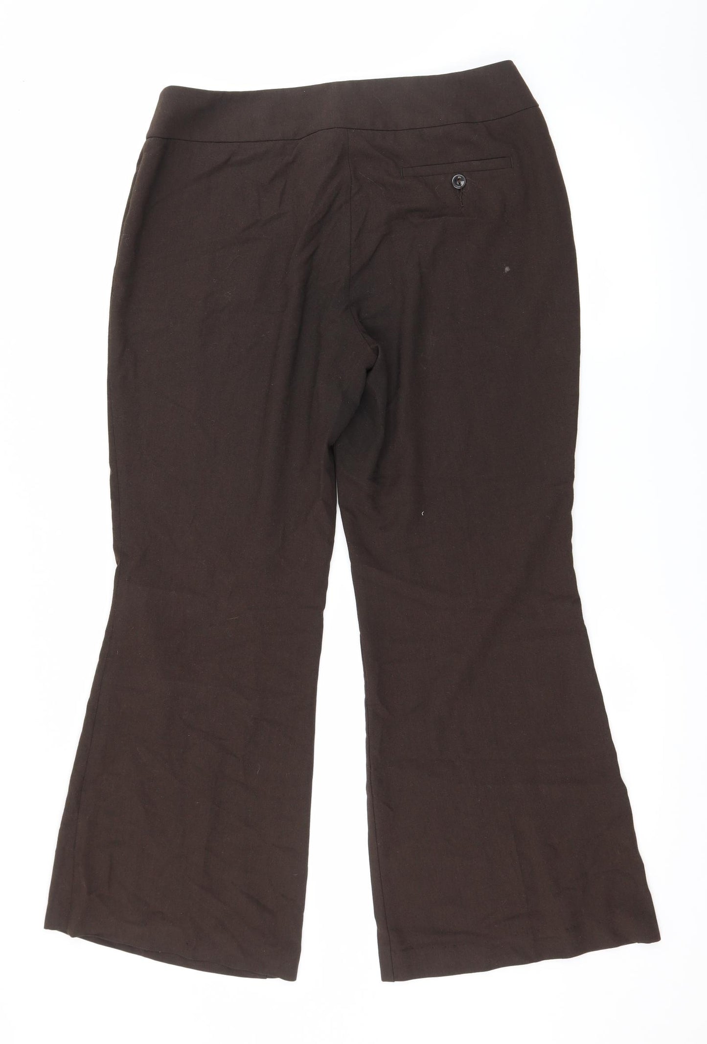 Marks and Spencer Womens Brown   Trousers  Size 14 L27 in