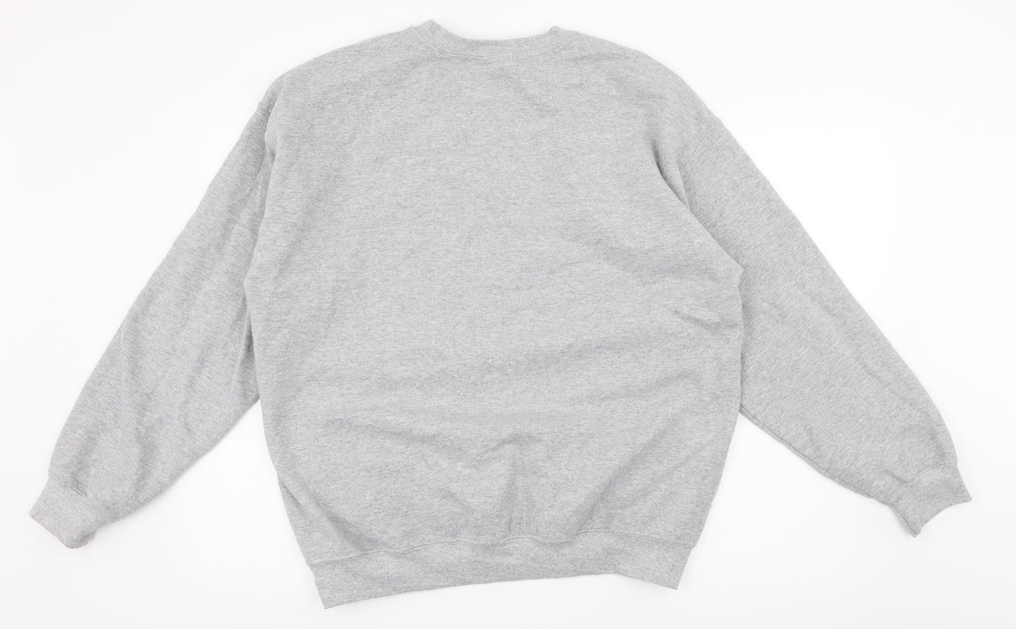 Pharaoh London Mens Grey  Jersey Pullover Sweatshirt Size S  - Calabasa