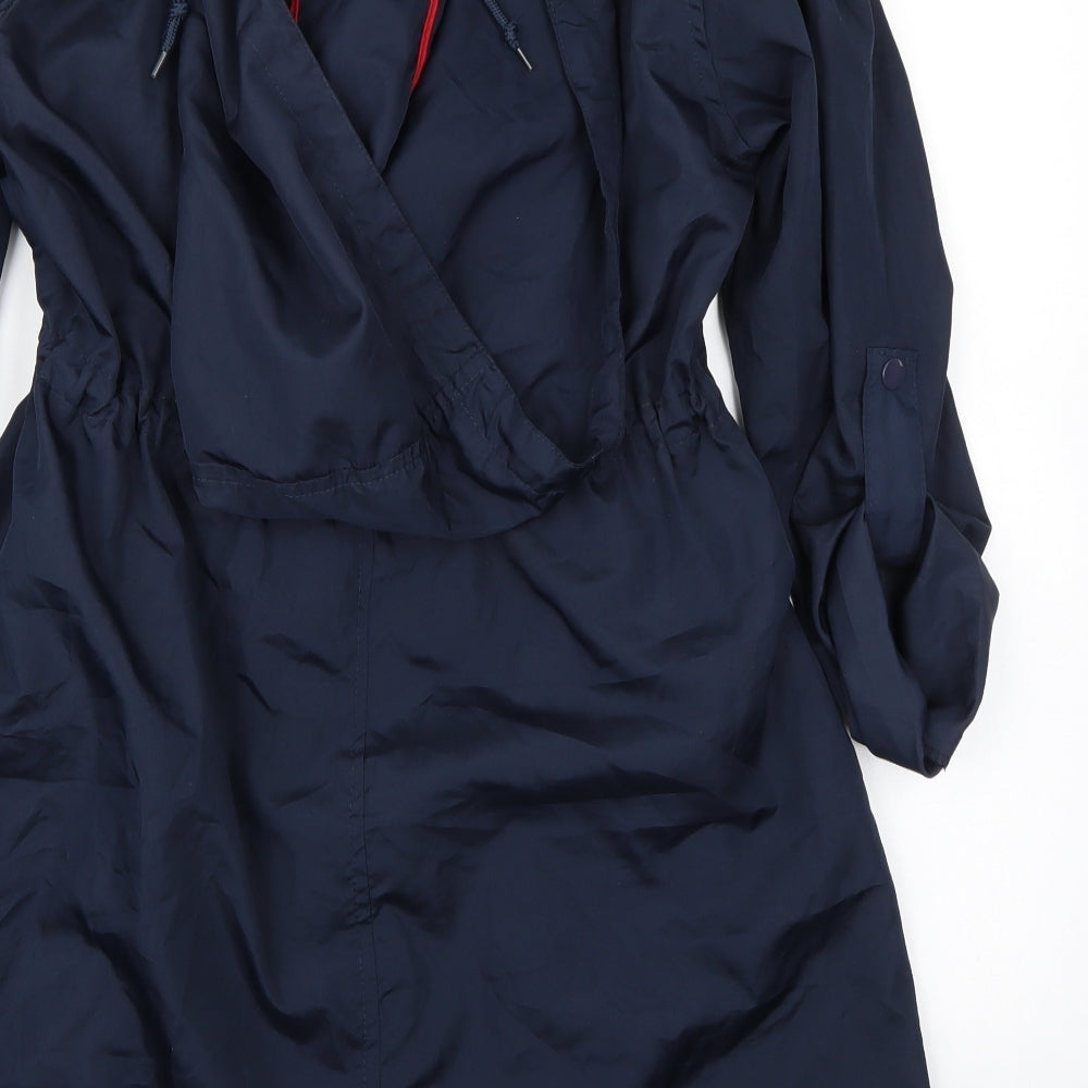 Denim & Co. Womens Blue   Jacket Coat Size S