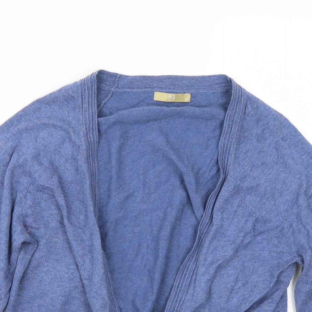 TU Womens Blue   Cardigan Jumper Size 16