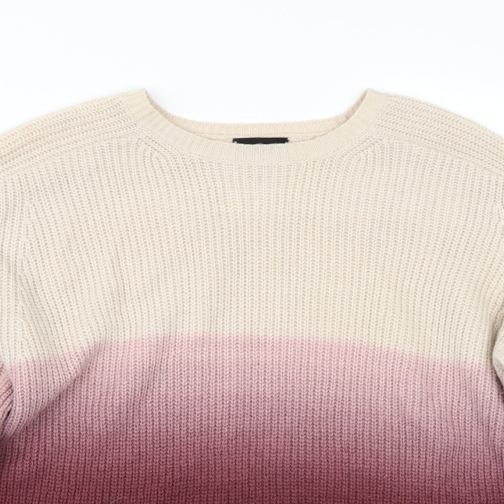 Topshop Womens Beige   Pullover Jumper Size 8
