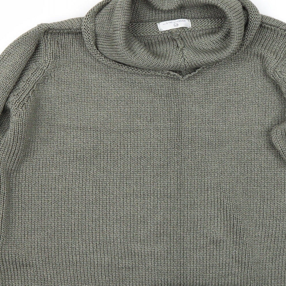 Essentials Womens Green   Pullover Jumper Size 18
