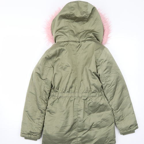 Primark Girls Green   Jacket Coat Size 10-11 Years