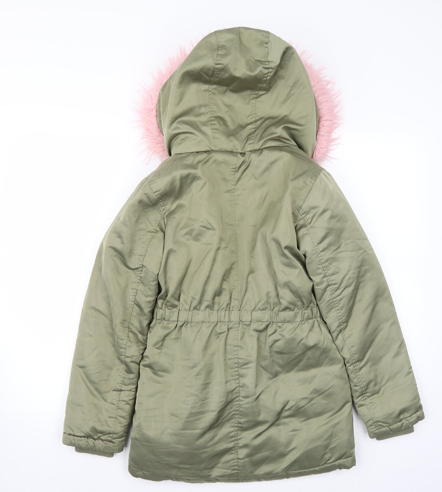 Primark Girls Green   Jacket Coat Size 10-11 Years