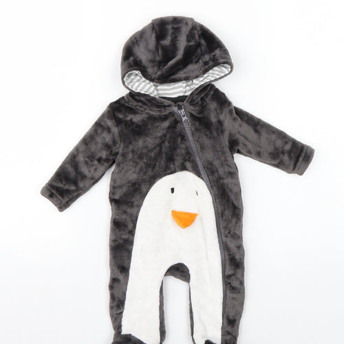 Matalan Baby Grey   Babygrow One-Piece Size Newborn