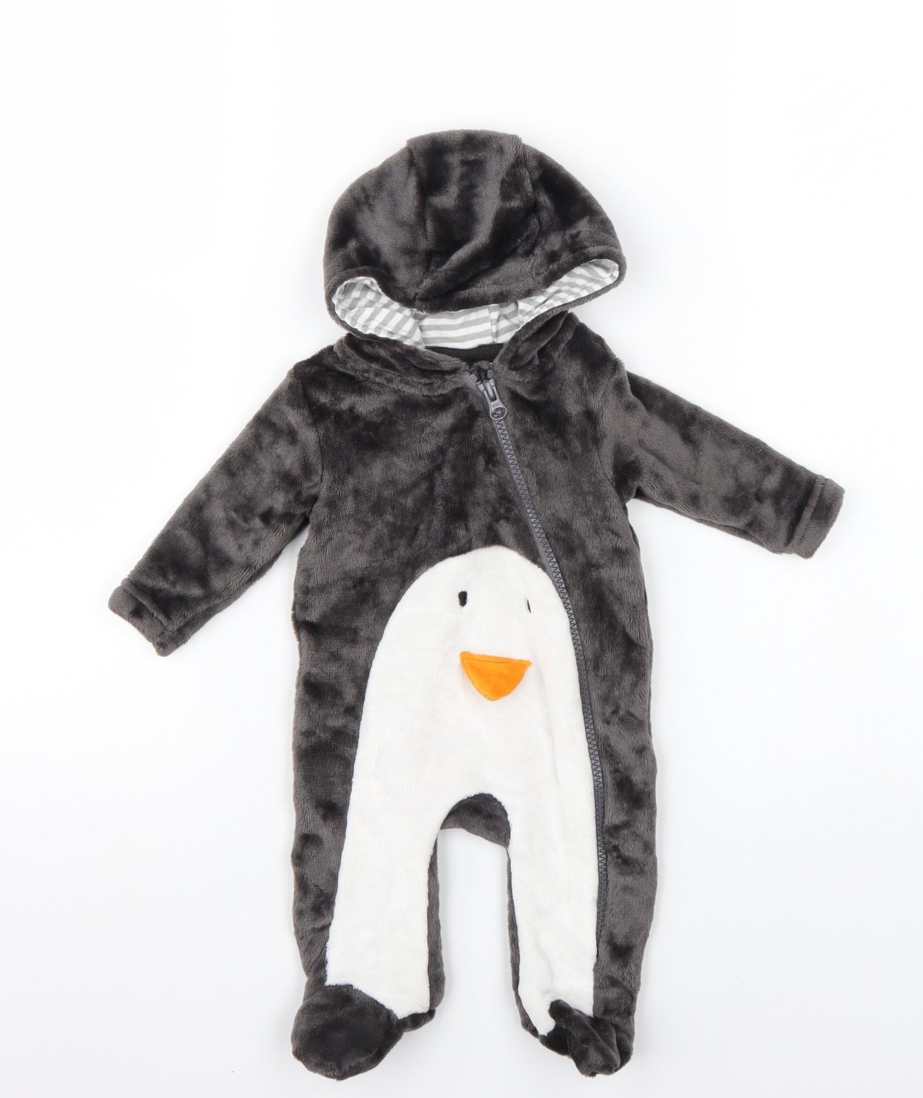 Matalan Baby Grey   Babygrow One-Piece Size Newborn