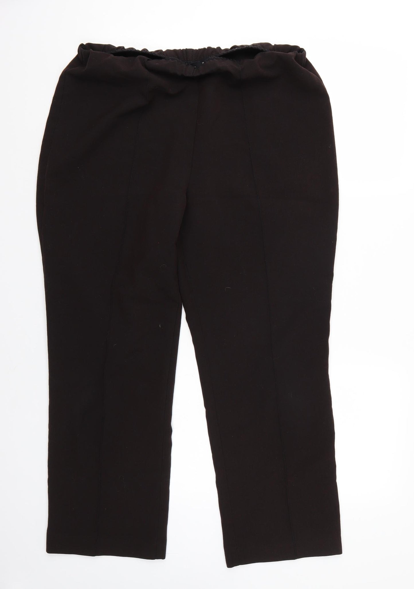 BM Womens Brown   Trousers  Size 14 L27 in