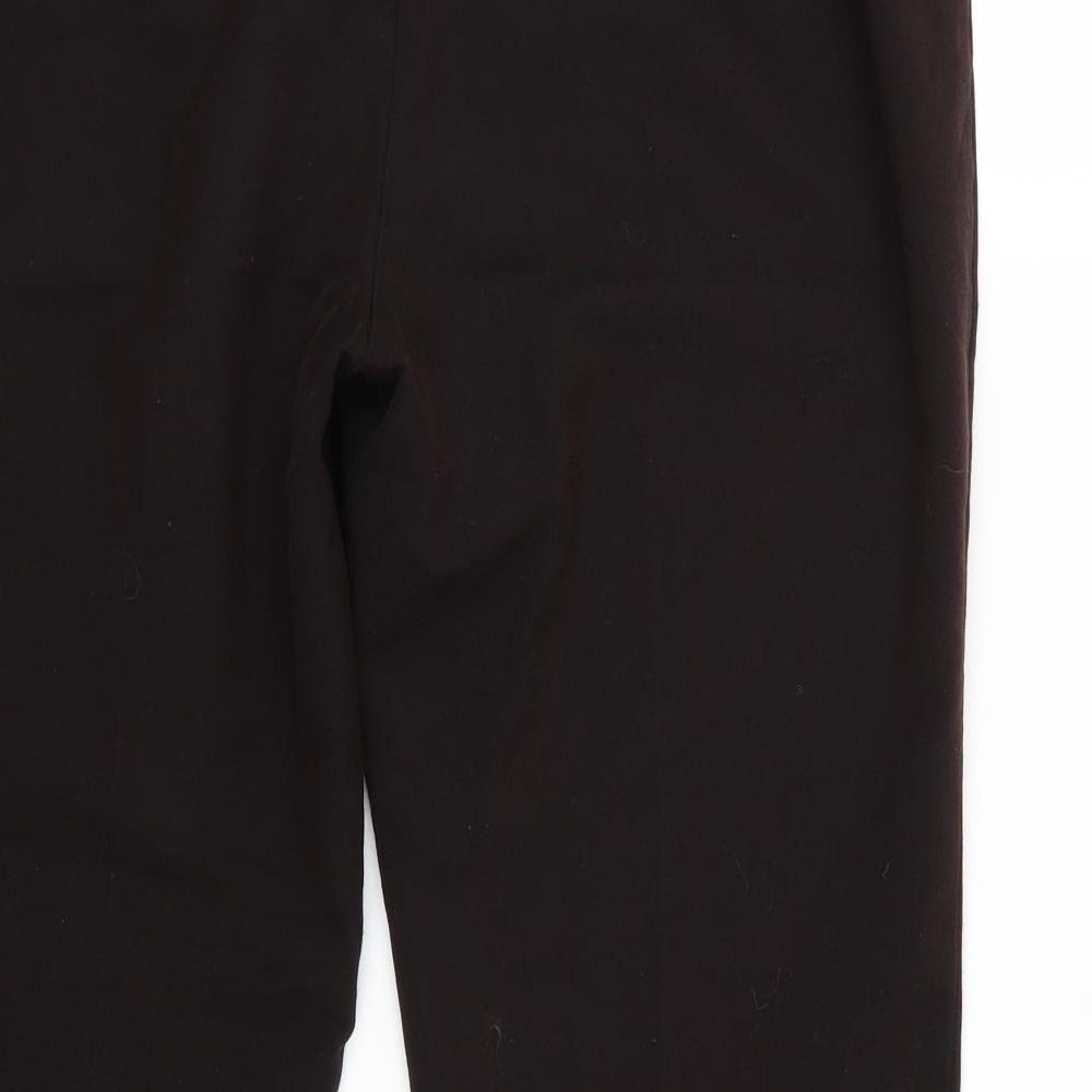 BM Womens Brown   Trousers  Size 14 L27 in