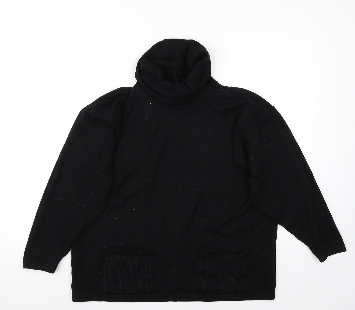 Marks and Spencer Womens Black   Pullover Jumper Size 14