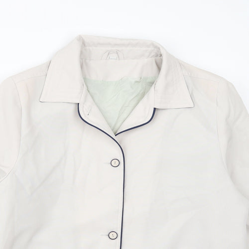 Preworn Womens White   Jacket Coat Size 14