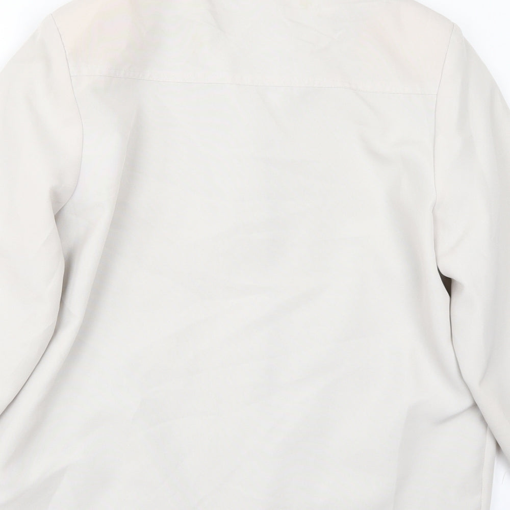 Preworn Womens White   Jacket Coat Size 14