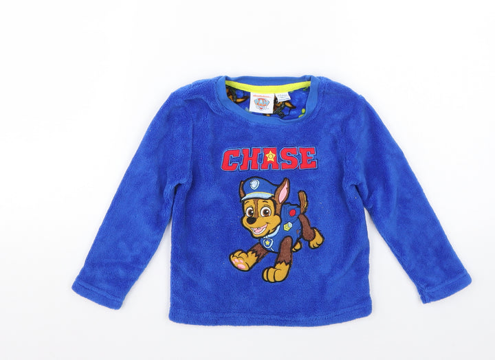 Paw Petrol Boys Blue   Pullover Jumper Size 2-3 Years