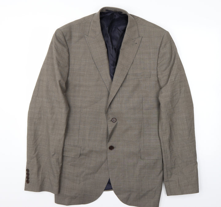 Marks and Spencer Mens Beige Jacket Suit Jacket Size 44