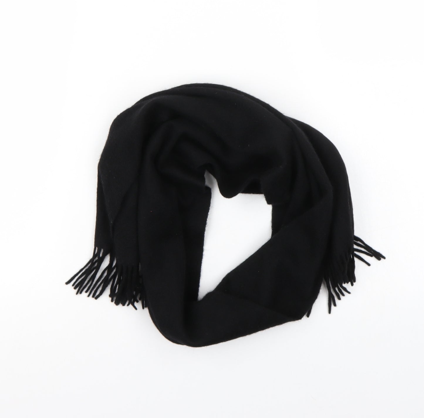Preworn Womens Black    Scarf