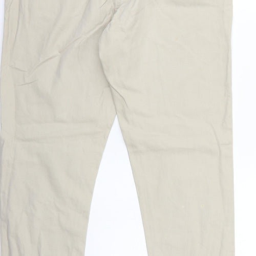 NEXT Womens Beige   Trousers  Size 10 L28 in