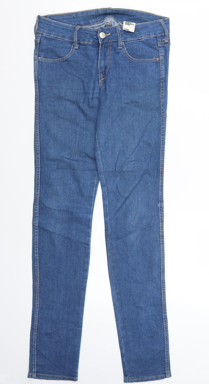 & denim Womens Blue   Straight Jeans Size 8 L32 in
