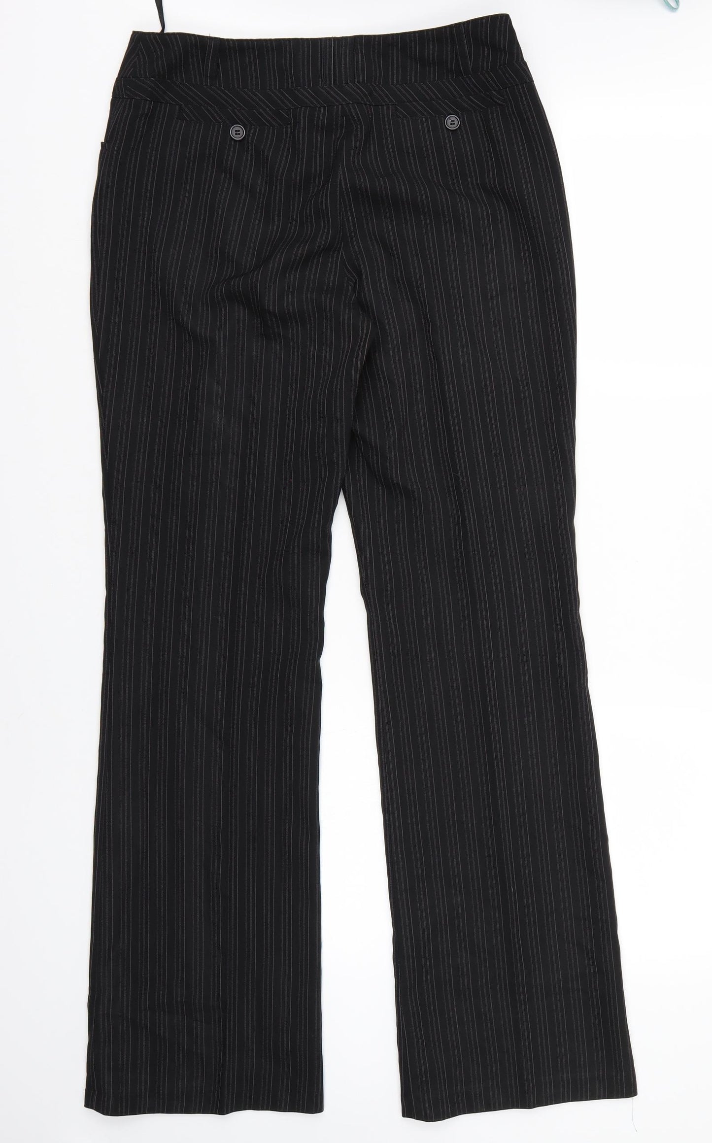 TU Womens Black   Trousers  Size 10 L32 in