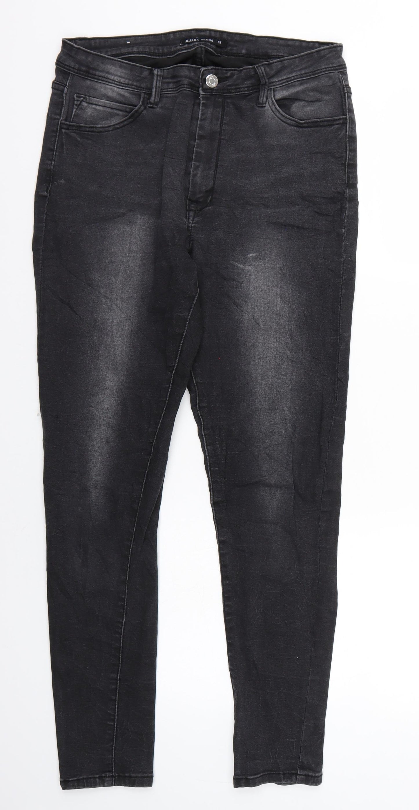 M sara Womens Black   Skinny Jeans Size 33 L29 in
