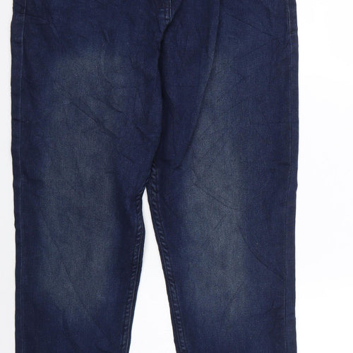 beloved Womens Blue   Cropped Jeans Size 42 L27 in