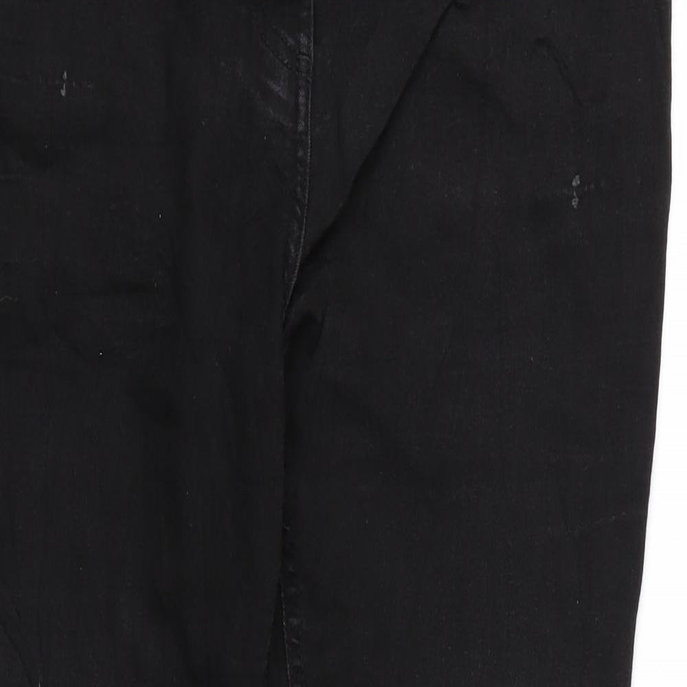 Gina Womens Black   Straight Jeans Size 44 L32 in