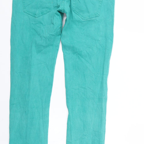 By Sasha Womens Green   Straight Jeans Size M L30 in