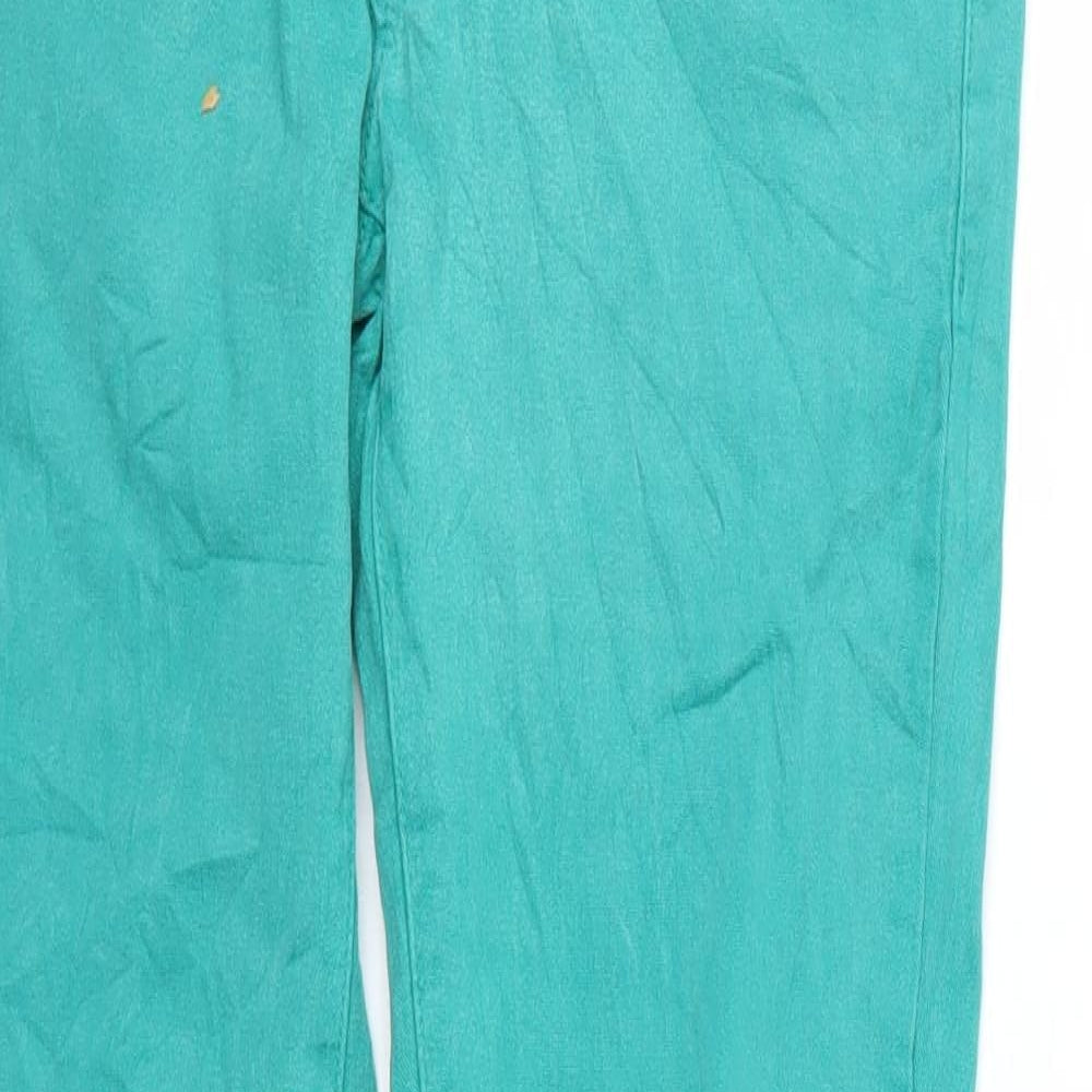 By Sasha Womens Green   Straight Jeans Size M L30 in