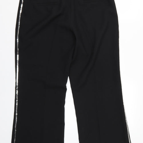 F&F Womens Black   Trousers  Size 14 L28 in