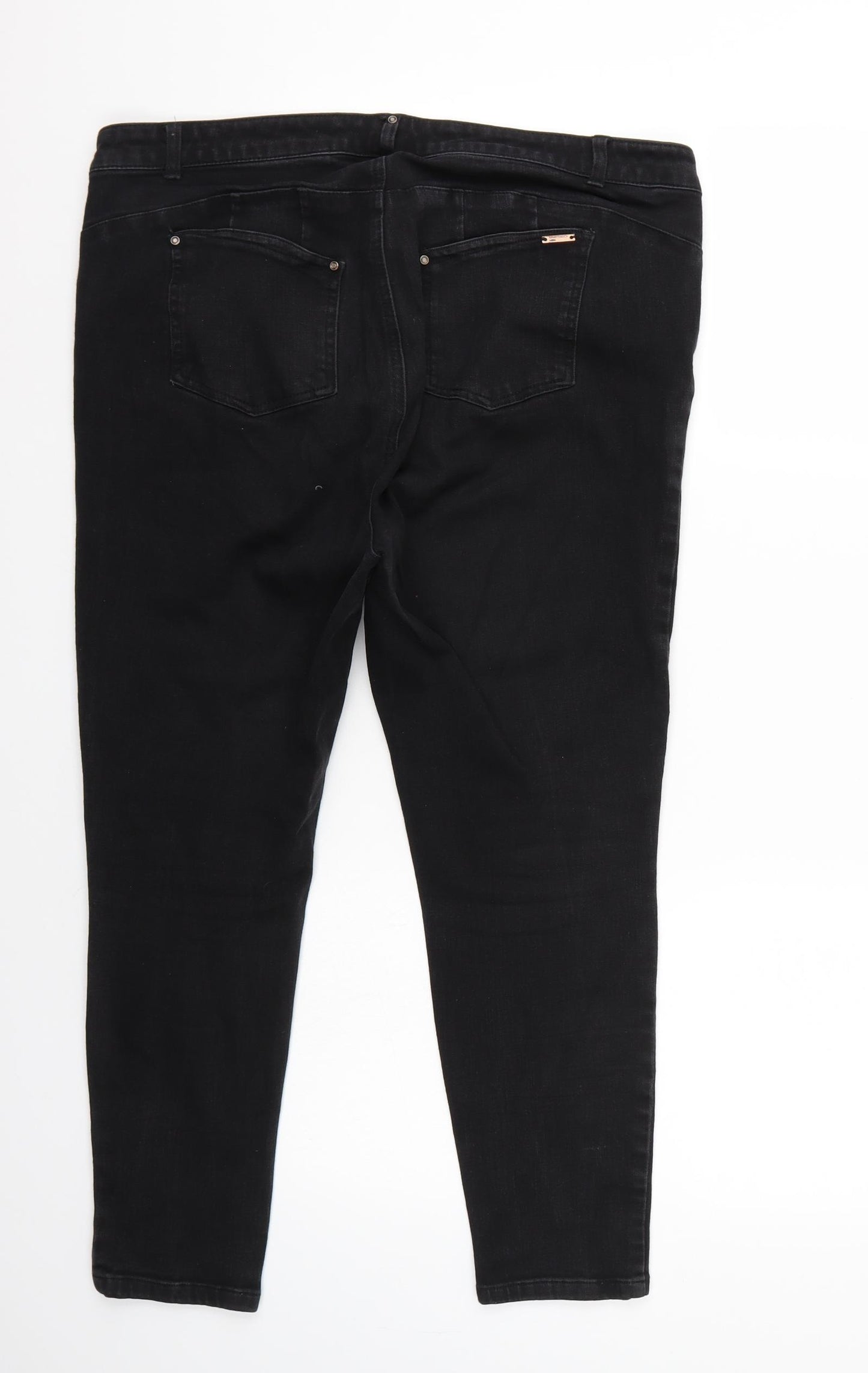 Simplybe Womens Black   Cropped Jeans Size 20 L23 in