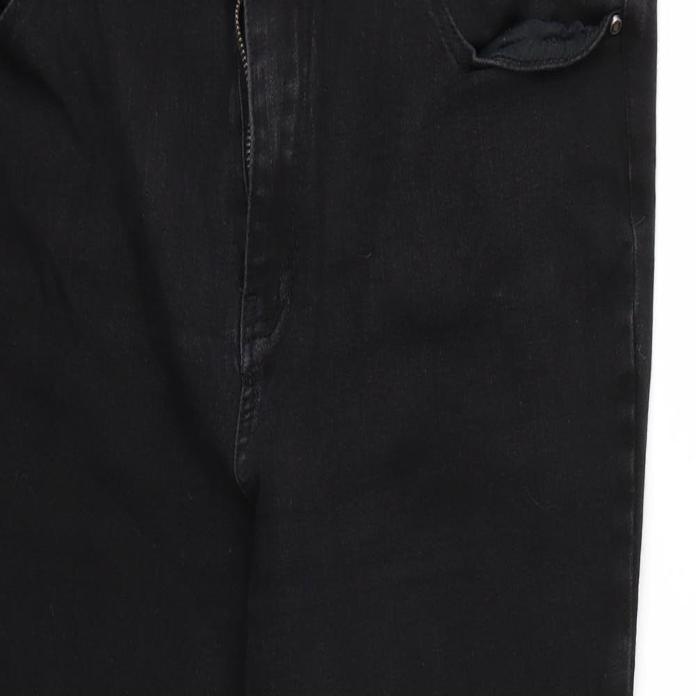 Simplybe Womens Black   Cropped Jeans Size 20 L23 in