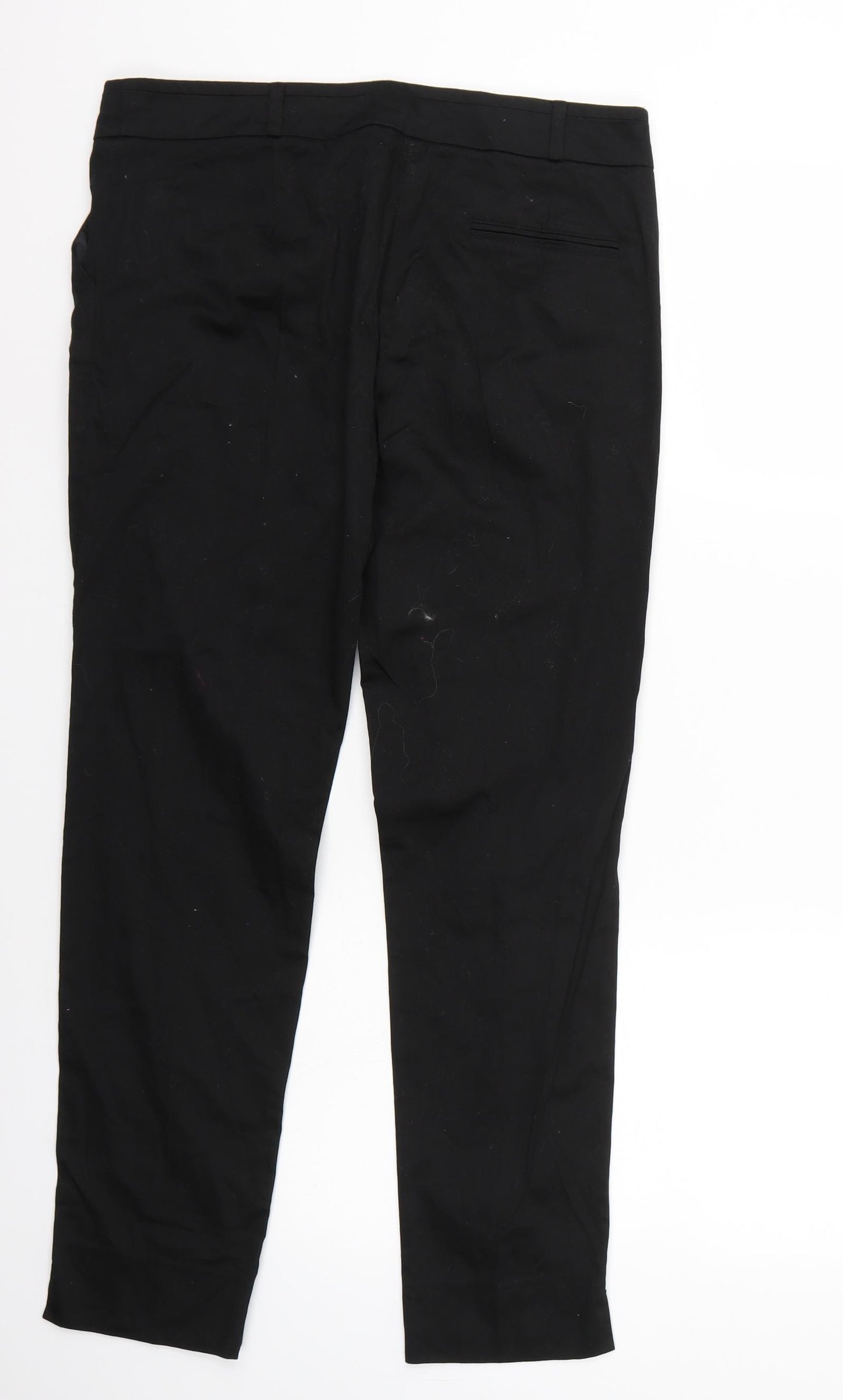 Warehouse Womens Black   Trousers  Size 12 L28 in