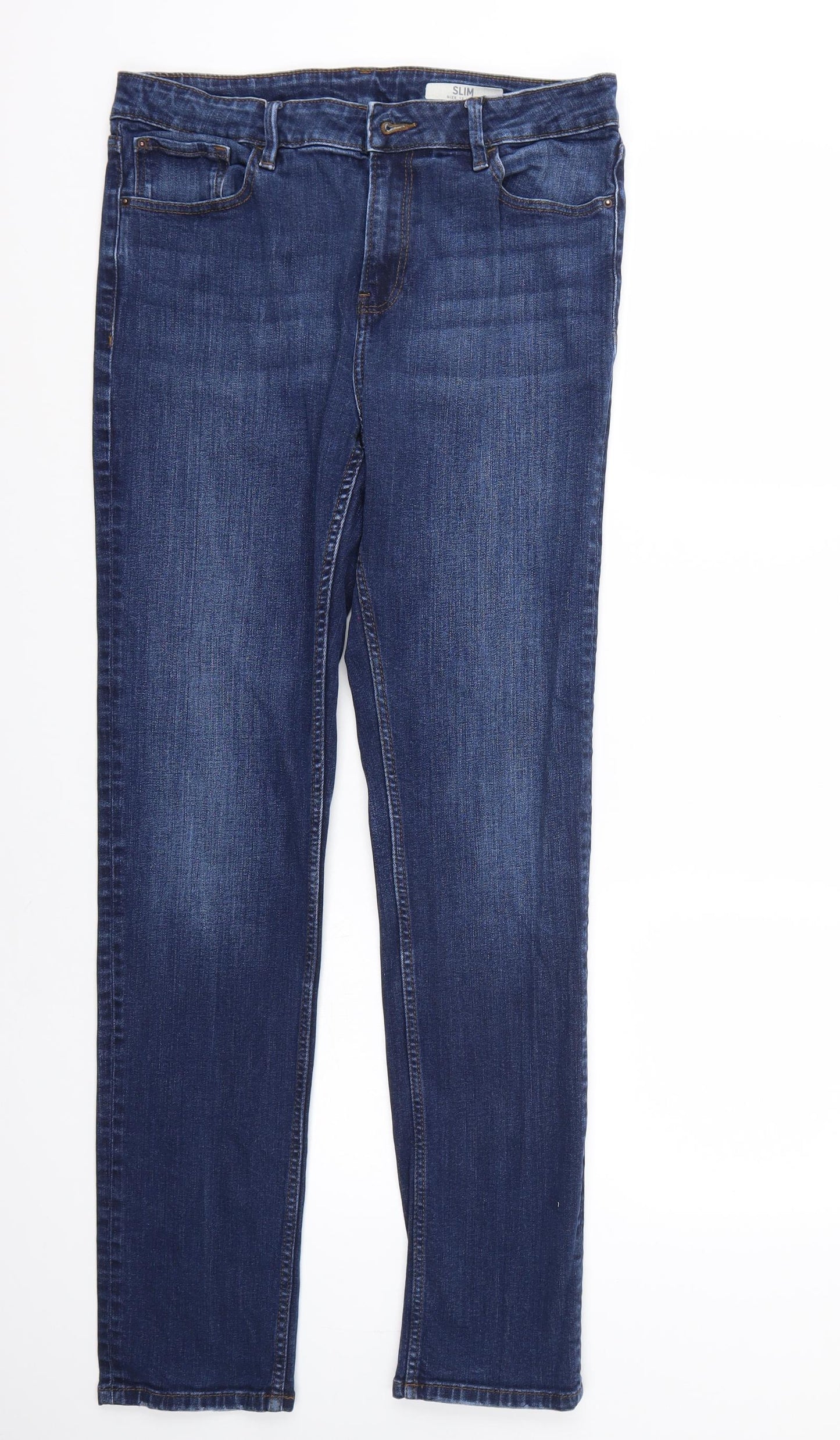 Marks and Spencer Womens Blue   Skinny Jeans Size 12 L31 in