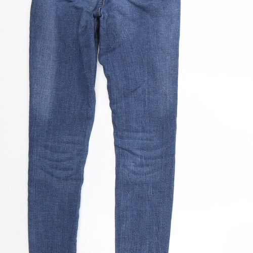 Denim & Co. Womens Blue   Skinny Jeans Size 10 L30 in