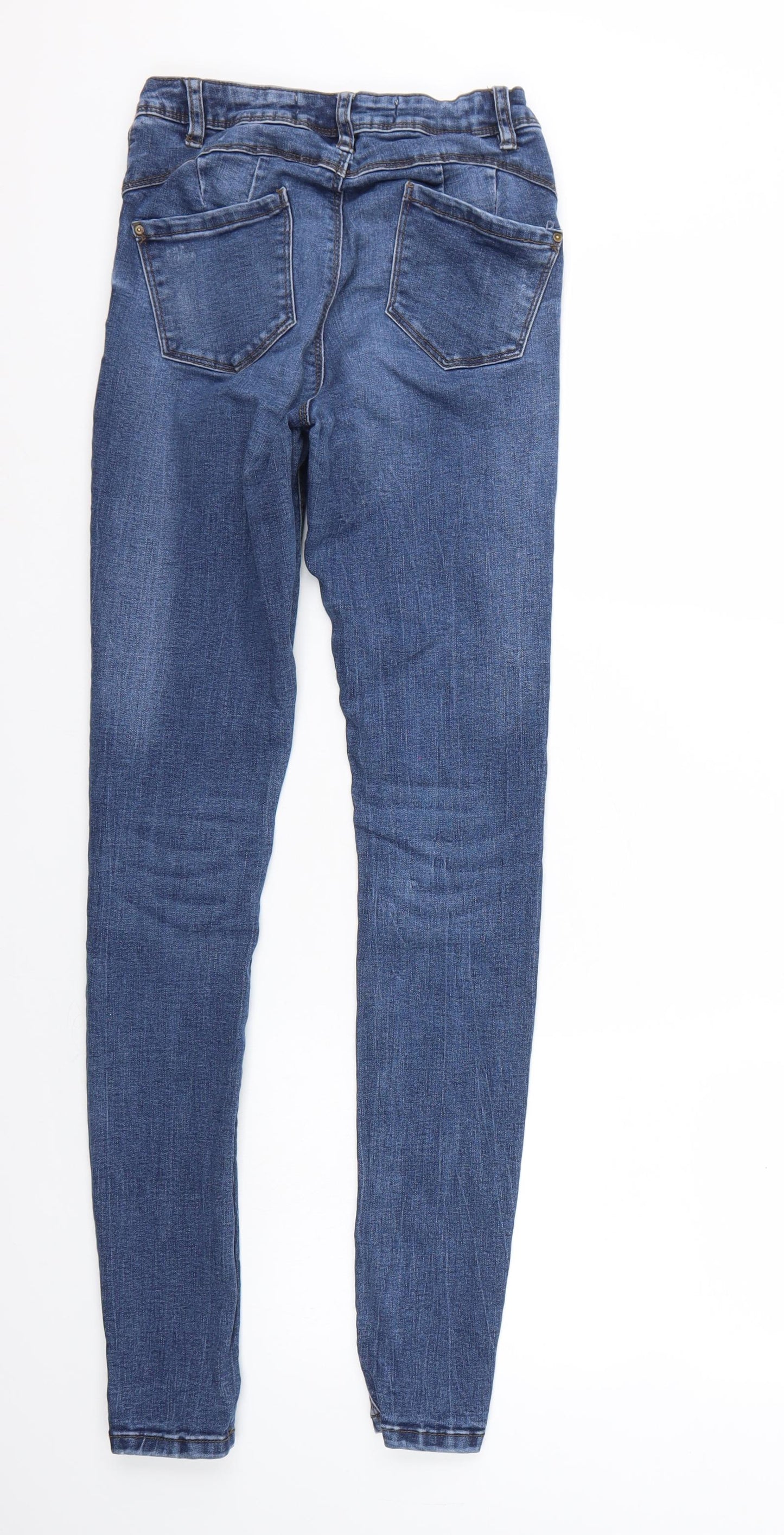 Denim & Co. Womens Blue   Skinny Jeans Size 10 L30 in