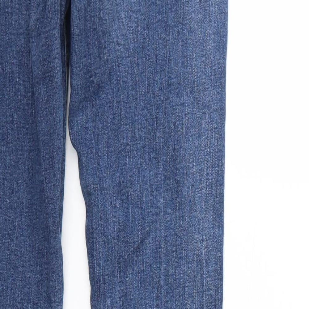 Denim & Co. Womens Blue   Skinny Jeans Size 10 L30 in