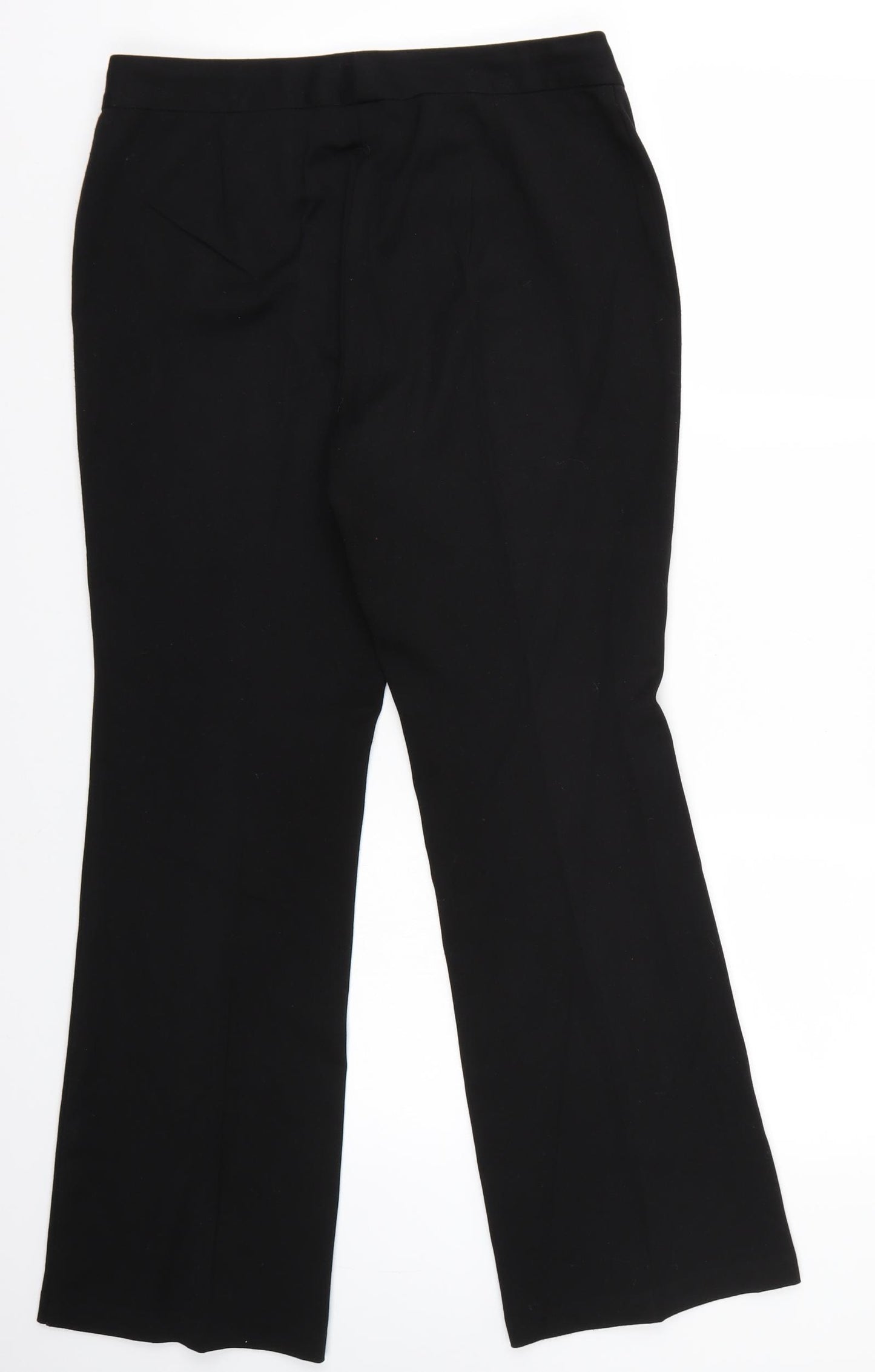 Marks and Spencer Womens Black   Trousers  Size 10 L28 in