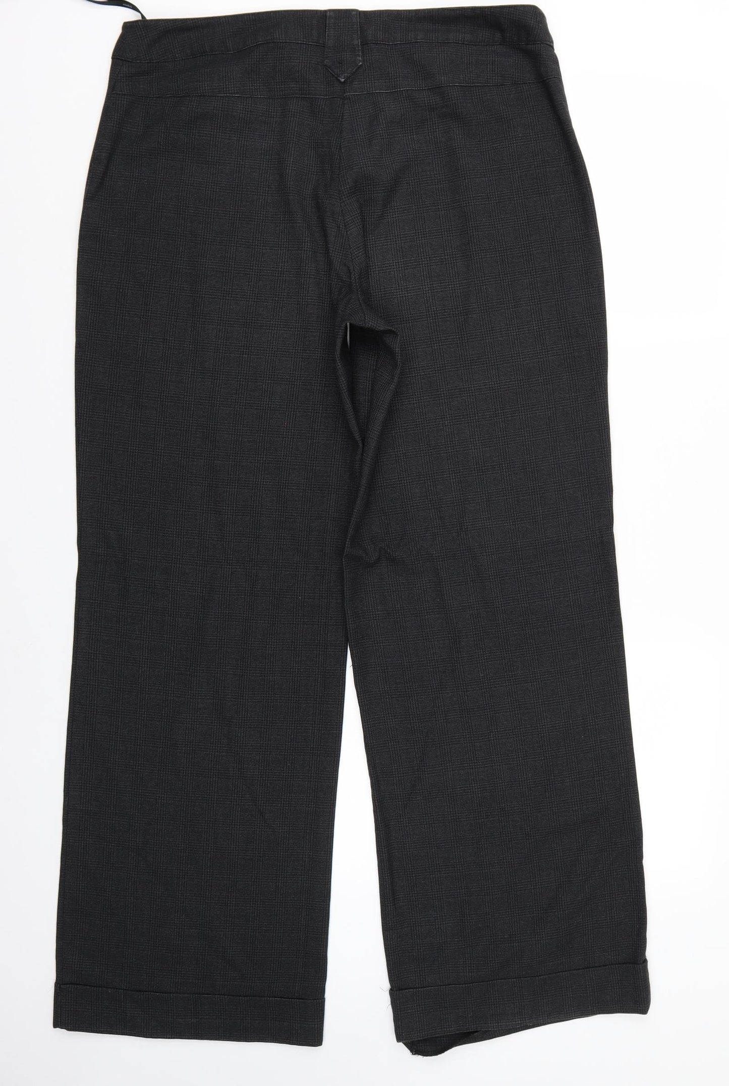 Papaya Womens Grey   Trousers  Size 14 L32 in