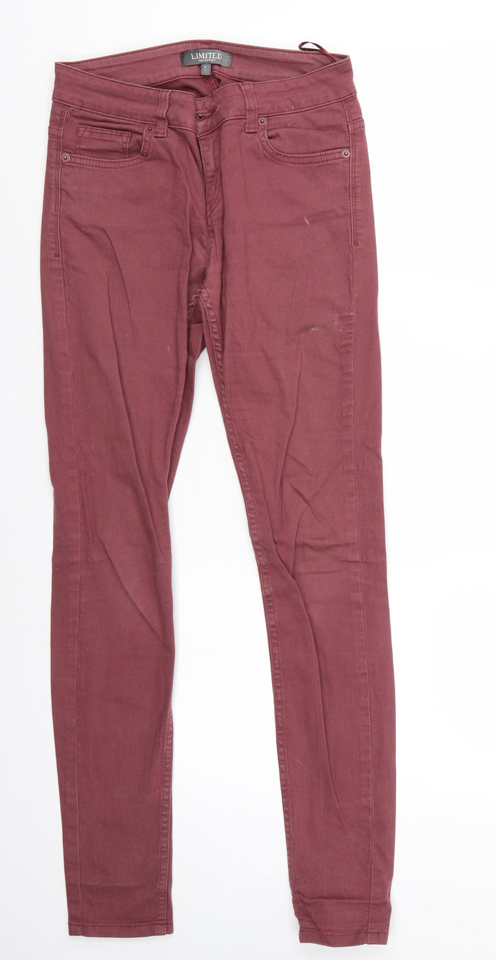 Limited Womens Purple   Skinny Jeans Size 8 L30 in