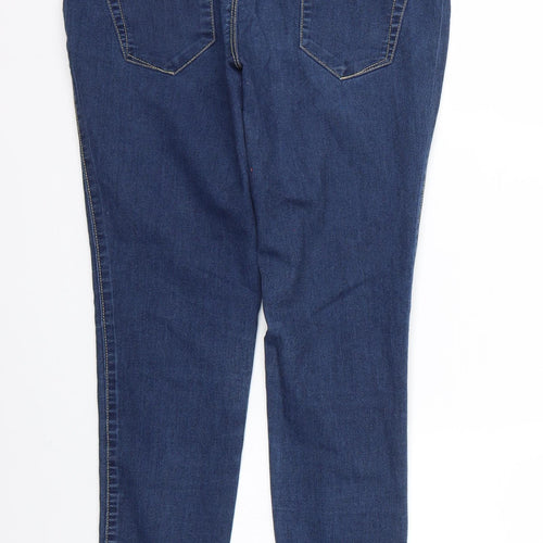 Denim & Co. Womens Blue   Straight Jeans Size 10 L28 in