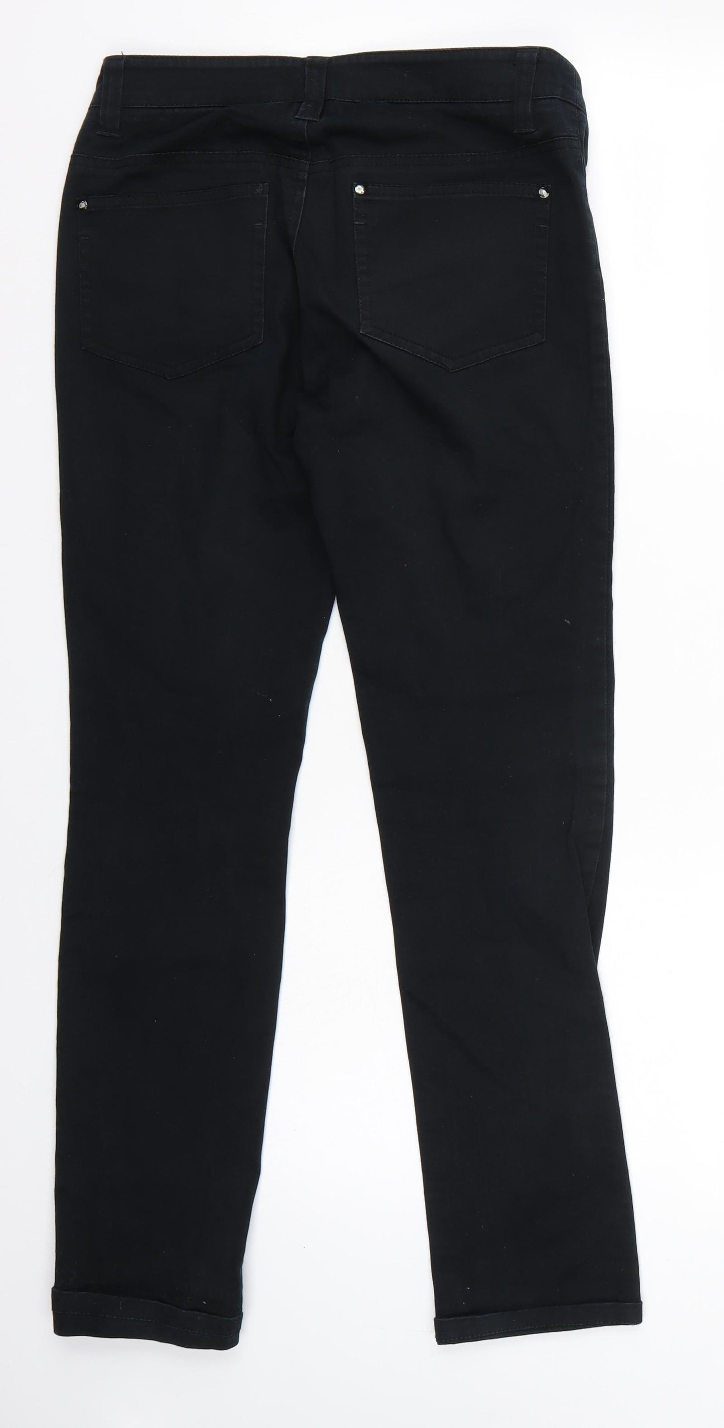 H&M Womens Black   Skinny Jeans Size 34 L28 in