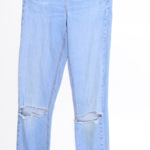 Topshop Womens Blue   Skinny Jeans Size 28 L30 in